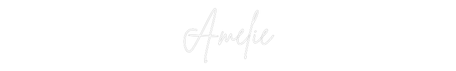 Custom Neon Sign Online Editor Amelie