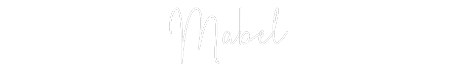 Editor online di insegne al neon personalizzate Mabel