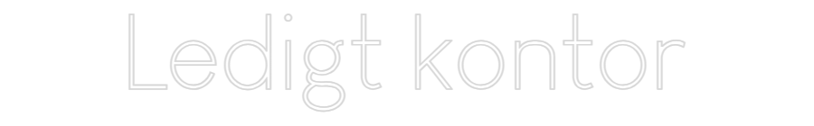 Custom Neon Sign Online Editor Ledigt kontor