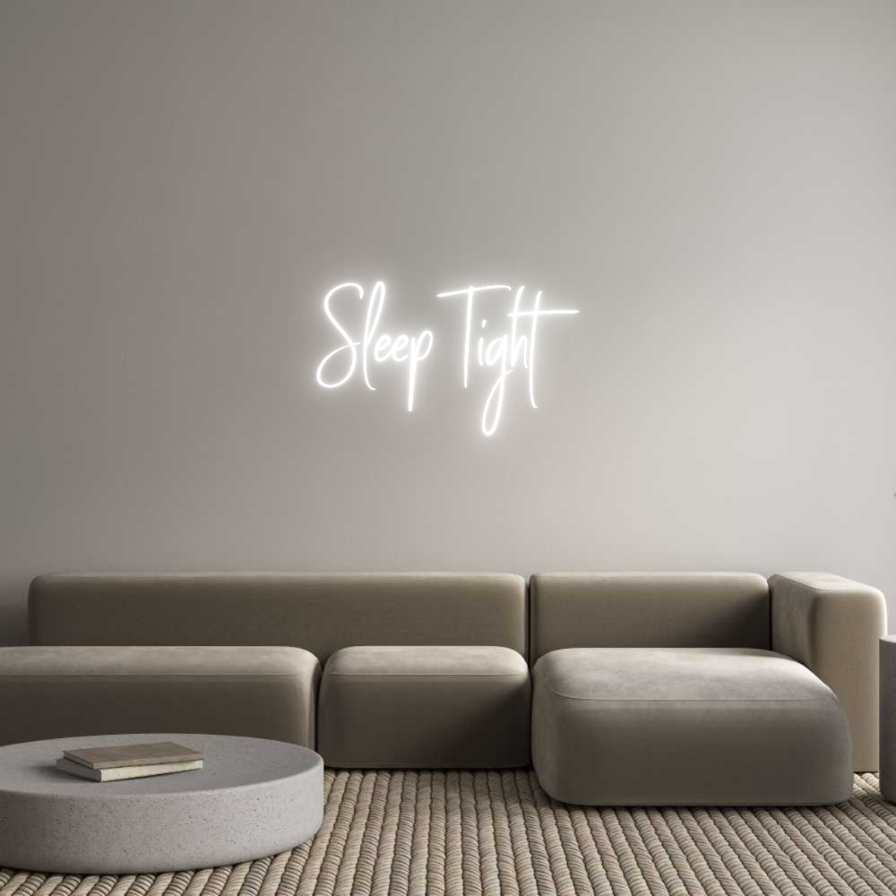 Custom Neon Sign Online Editor Sleep Tight