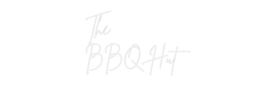Custom Neon Sign Online Editor The 
BBQ Hut