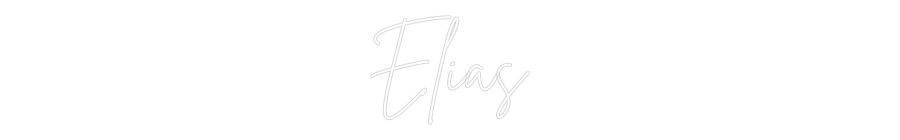 Custom Neon Sign Online Editor Elias