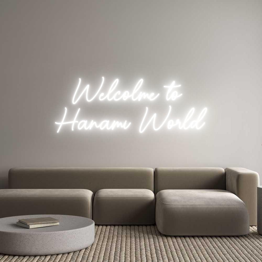Custom Neon Sign Online Editor Welcolme to ...