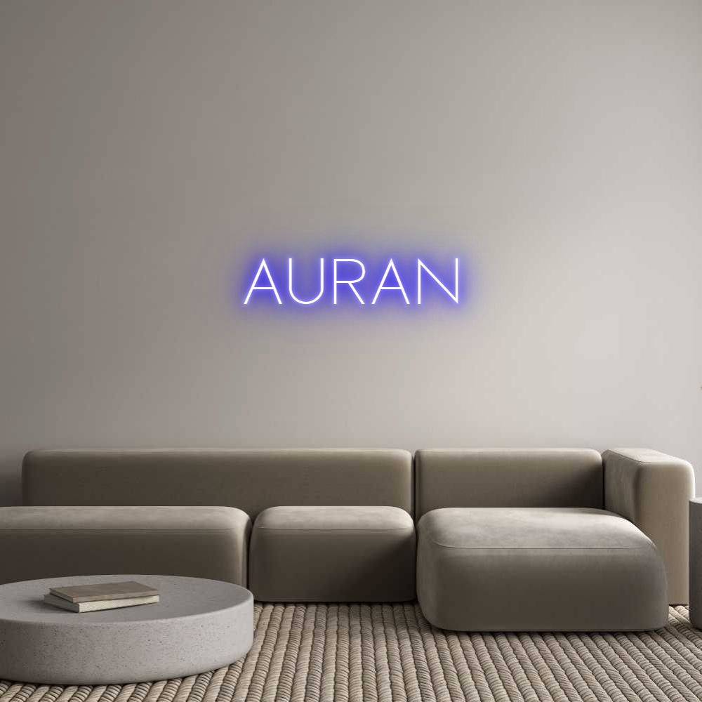 Custom Neon Sign Online Editor AURAN