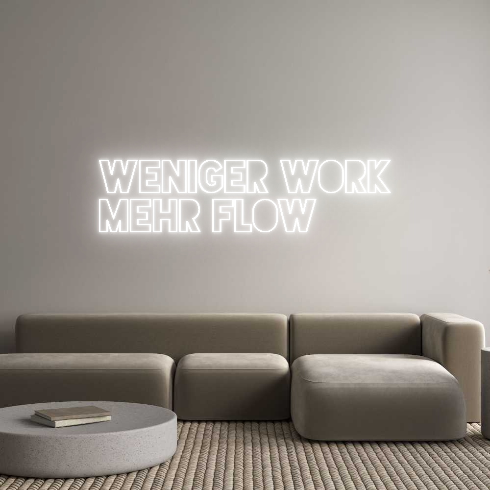 Custom Neon Sign Online Editor Weniger Work...