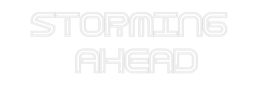 Custom Neon Sign Online Editor STORMING 
AH...
