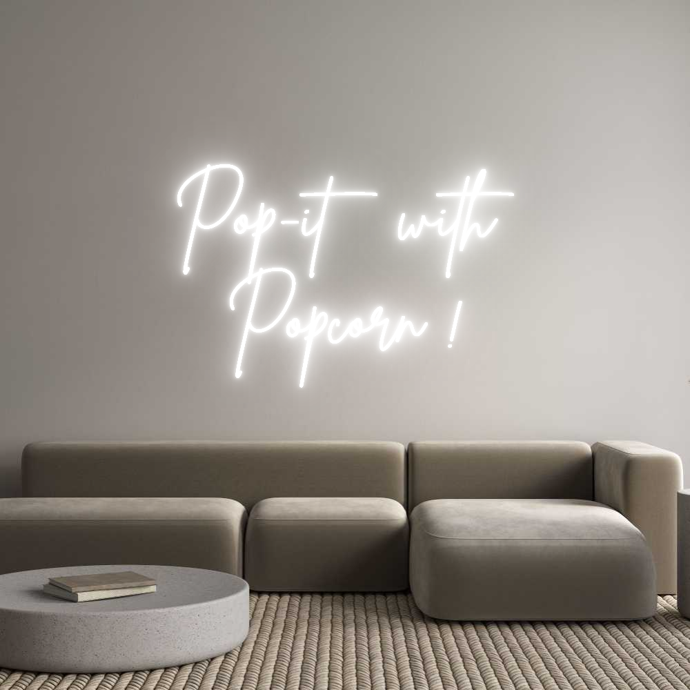 Editor de letreiro neon personalizado online Pop-it com
...