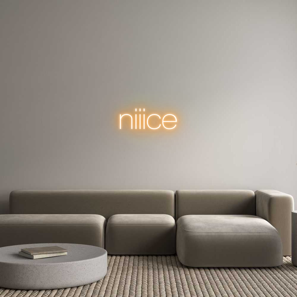 Custom Neon Sign Online Editor niiice