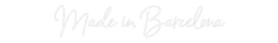 Online-Editor für individuelle Neonschilder, hergestellt in Barcelona …