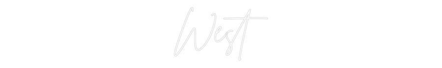 Custom Neon Sign Online Editor West