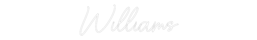 Custom Neon Sign Online Editor Williams