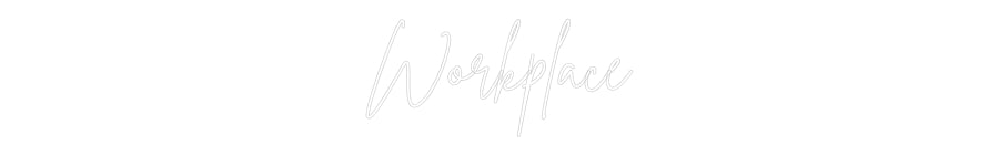 Custom Neon Sign Online Editor Workplace