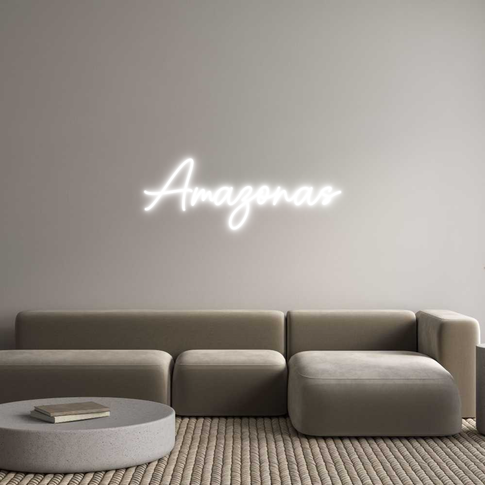 Custom Neon Sign Online Editor Amazonas