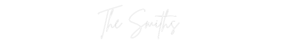 Custom Neon Sign Online Editor The Smiths