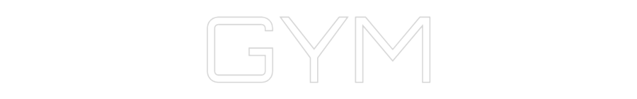 Editor de letreiros neon personalizados online GYM