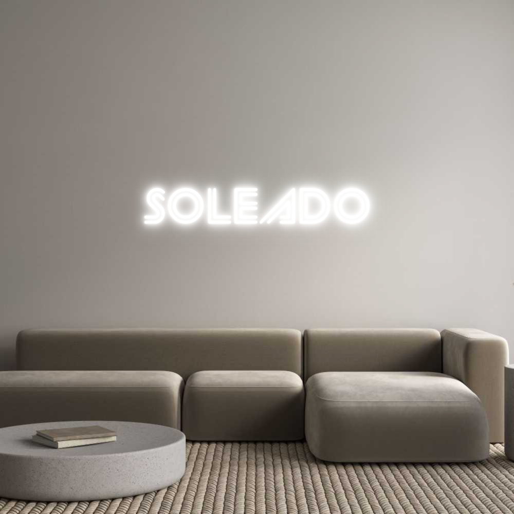 Custom Neon Sign Online Editor SOLEADO