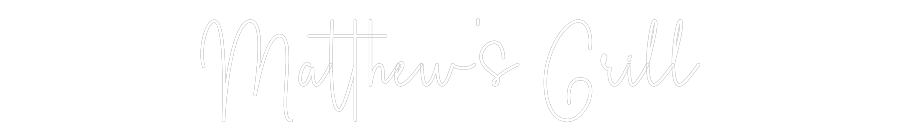 Custom Neon Sign Online Editor Matthew's Grill