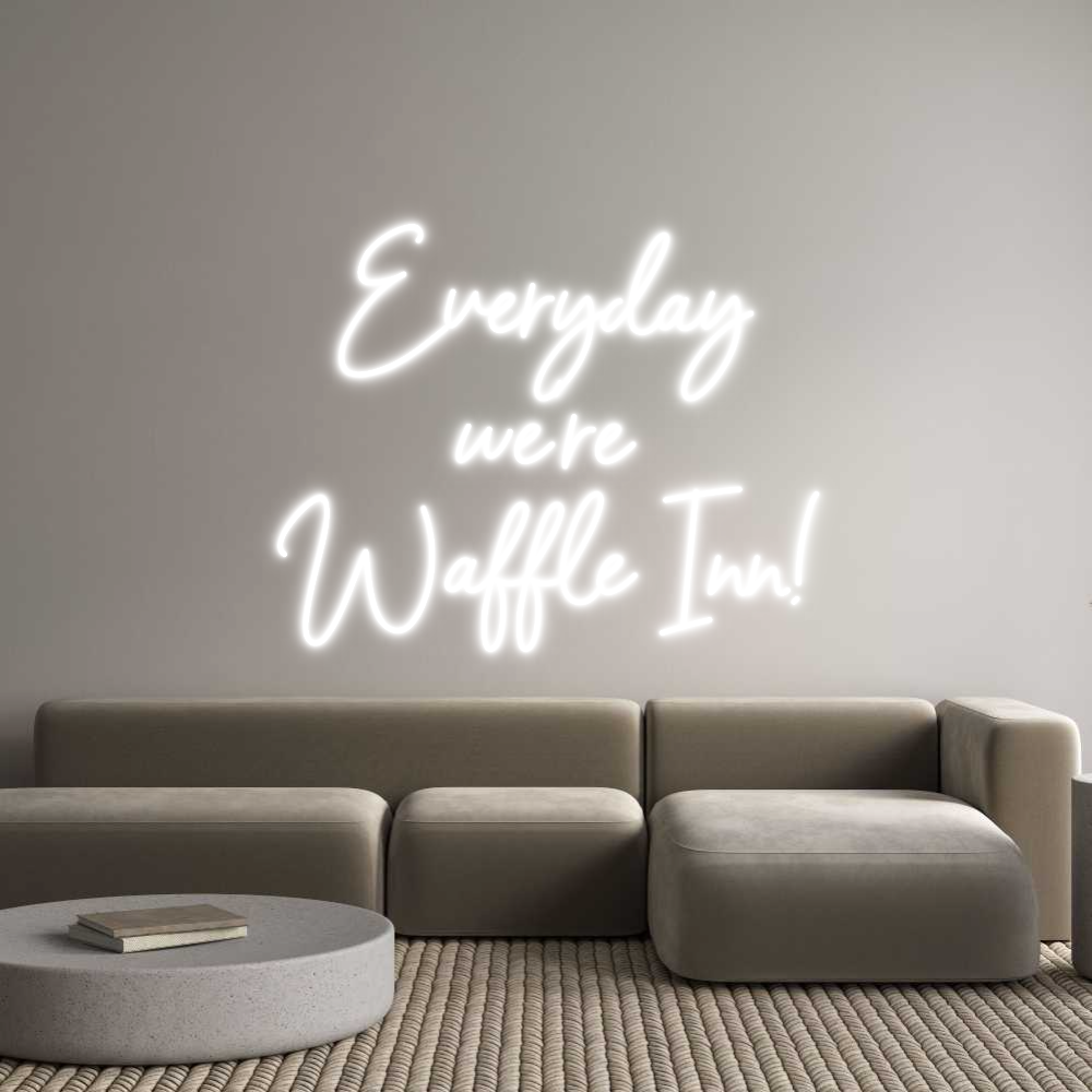 Editor on-line de letreiros neon personalizados todos os dias
nós'...