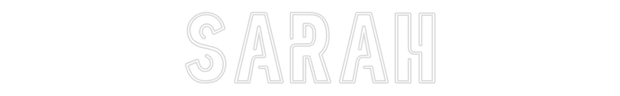 Custom Neon Sign Online Editor Sarah