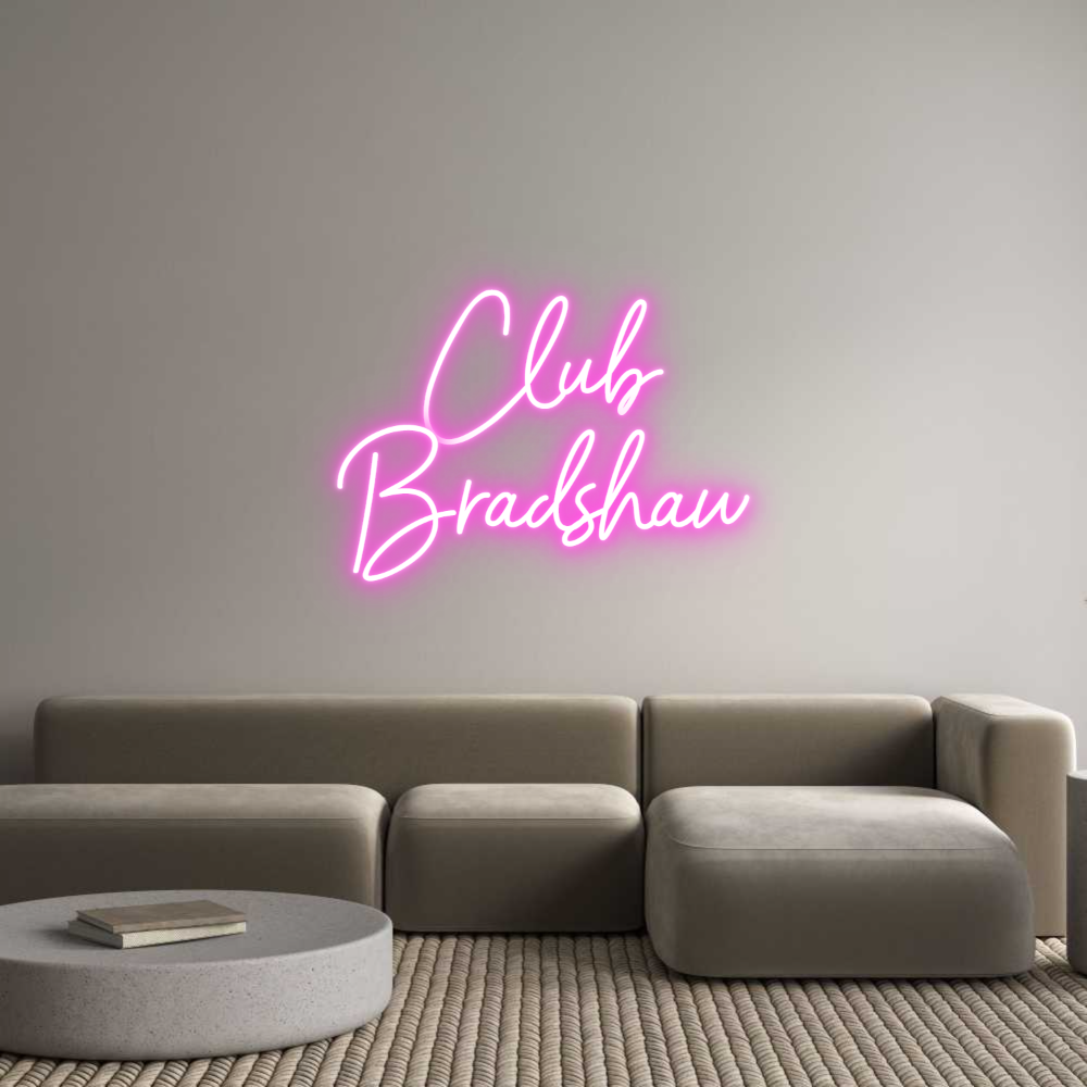Club editor online di insegne al neon personalizzate
Bradshaw