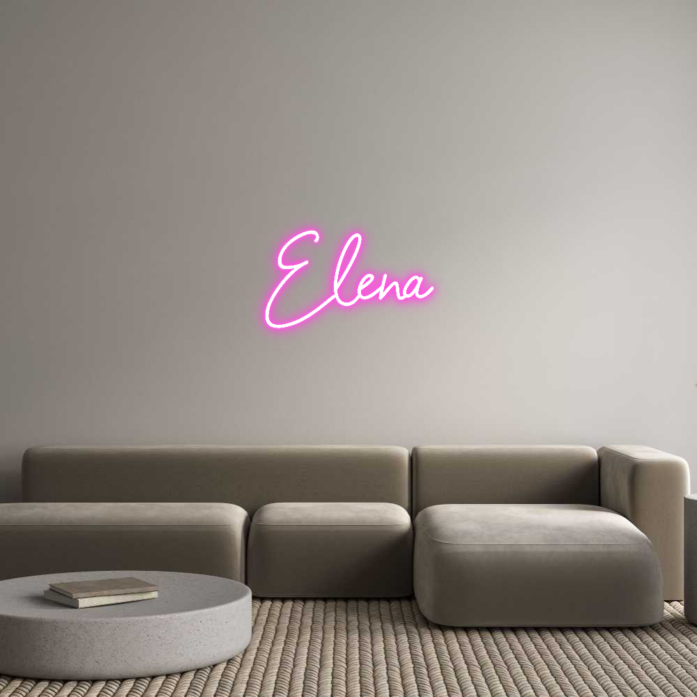 Custom Neon Sign Online Editor Elena