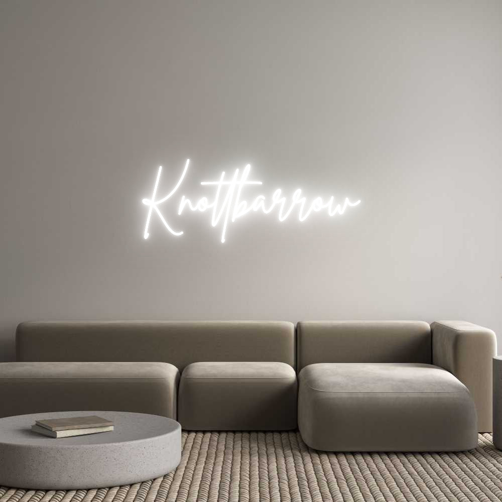 Custom Neon Sign Online Editor Knottbarrow