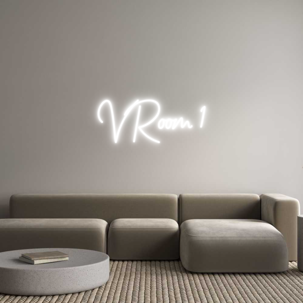 Custom Neon Sign Online Editor VRoom 1