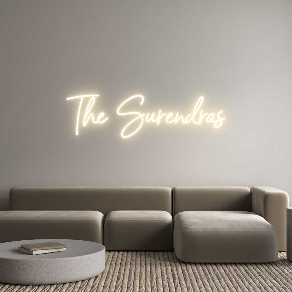 Custom Neon Sign Online Editor The Surendras