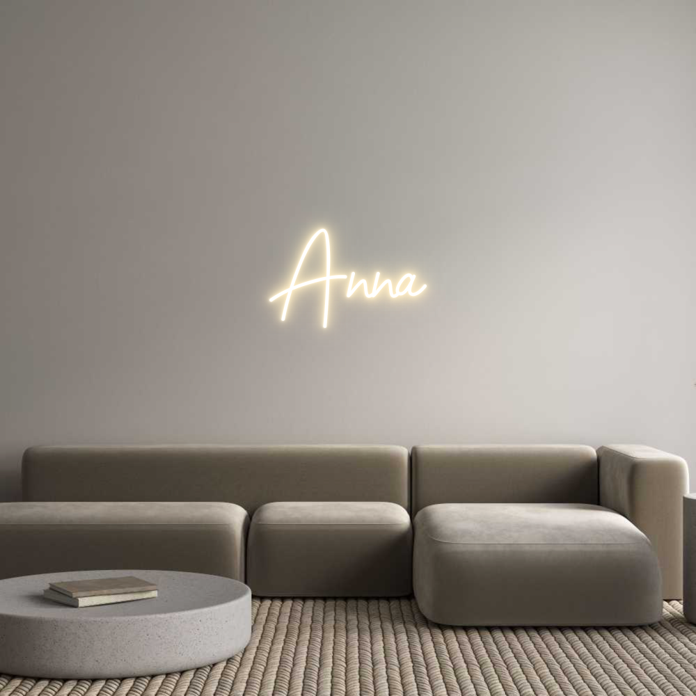 Custom Neon Sign Online Editor Anna