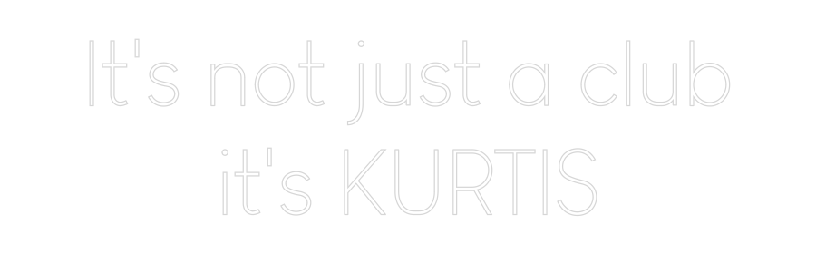 Editor online di insegne al neon personalizzate Non è solo...