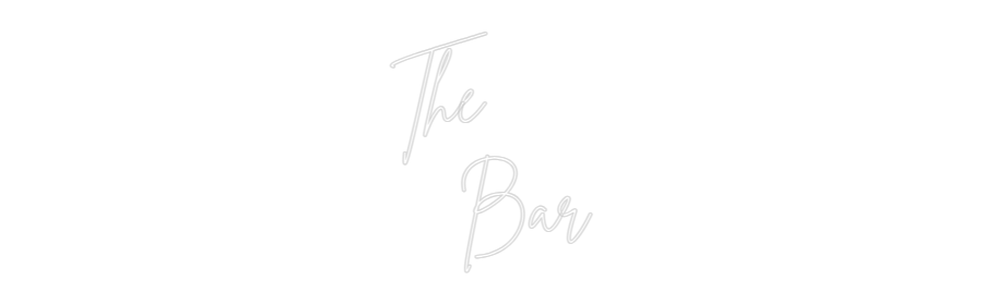 Custom Neon Sign Online Editor The 
   Bar