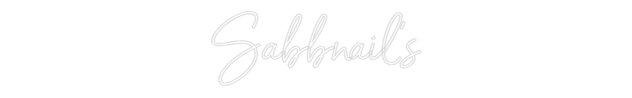 Custom Neon Sign Online Editor Sabbnail's