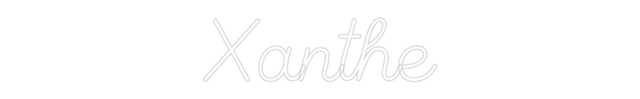 Custom Neon Sign Online Editor Xanthe