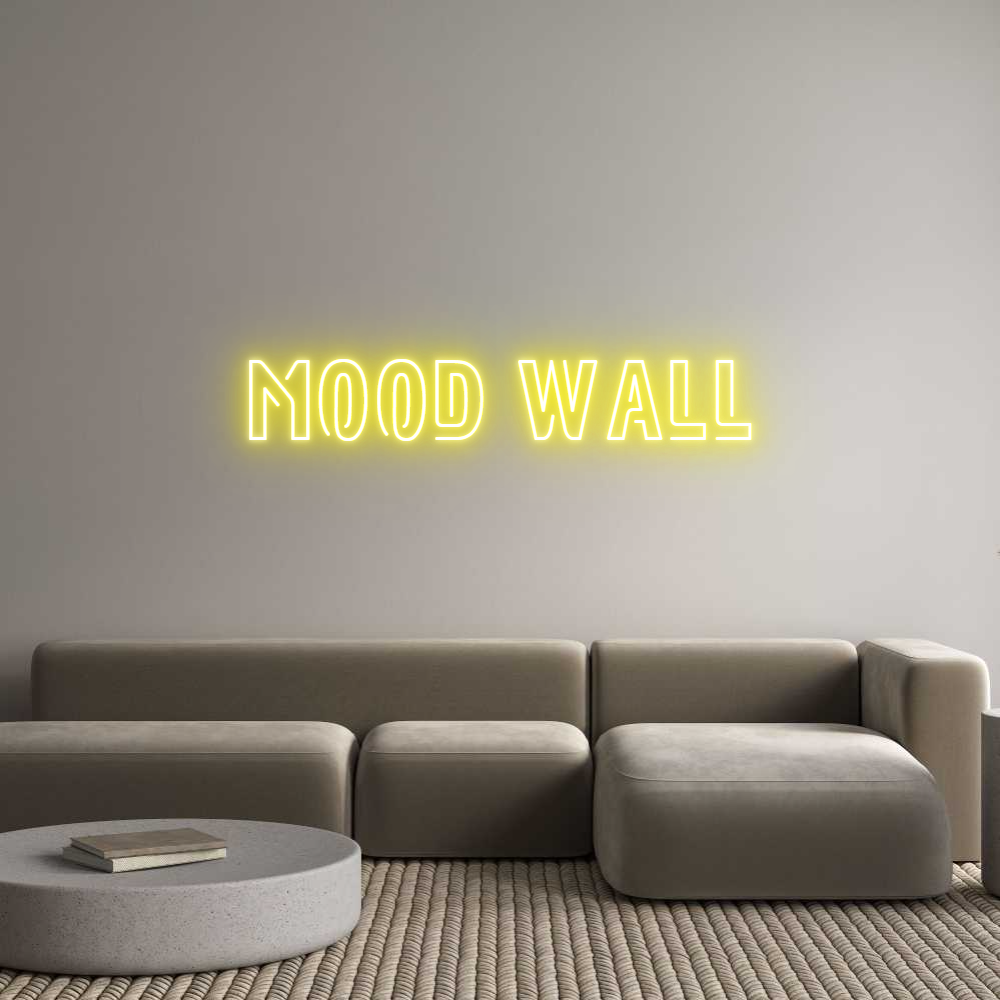Custom Neon Sign Online Editor MOOD WALL