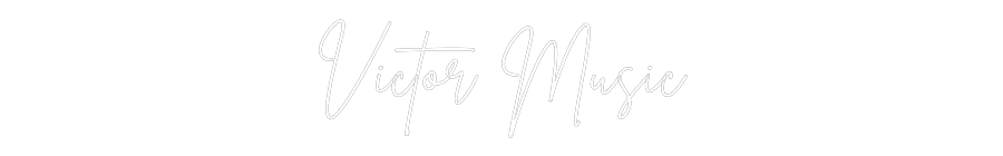 Custom Neon Sign Online Editor Victor Music