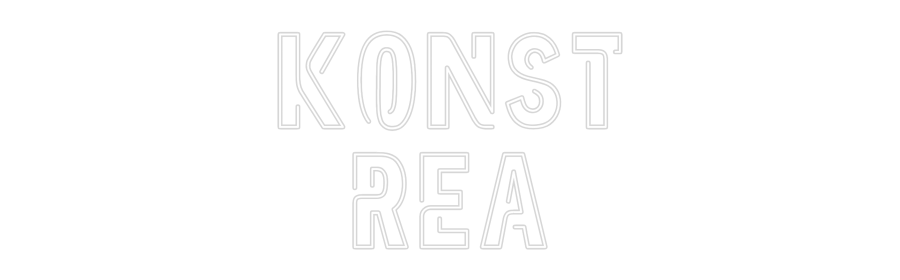 Custom Neon Sign Online Editor konst
REA