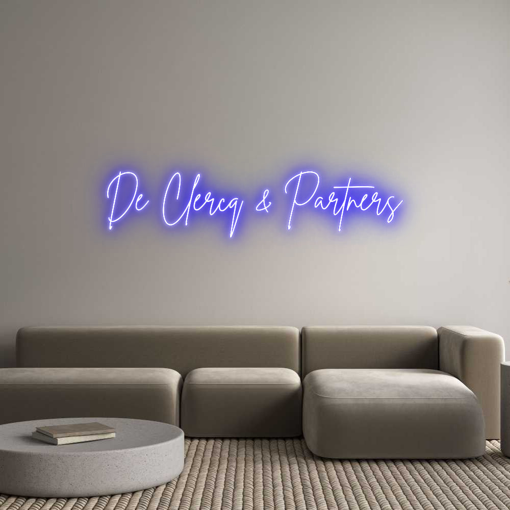 Custom Neon Sign Online Editor De Clercq & P...