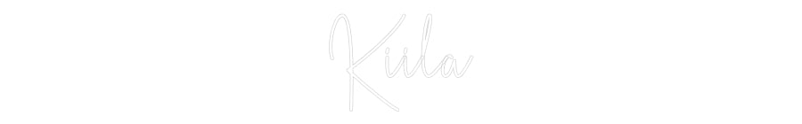 Custom Neon Sign Online Editor Kiila