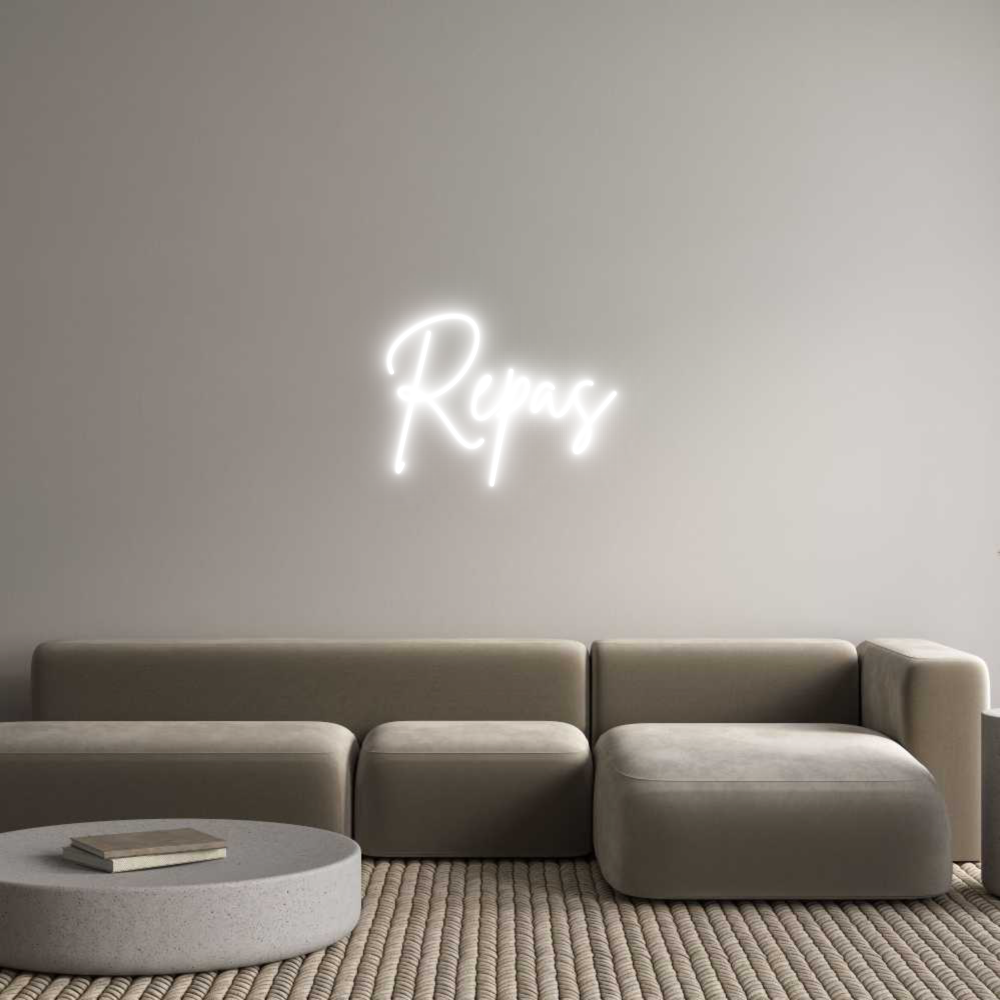 Custom Neon Sign Online Editor Repas