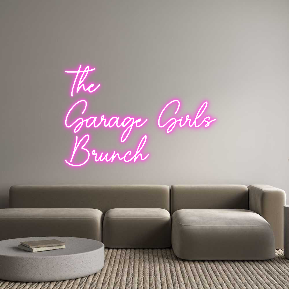 Custom Neon Sign Online Editor The 
Garage ...