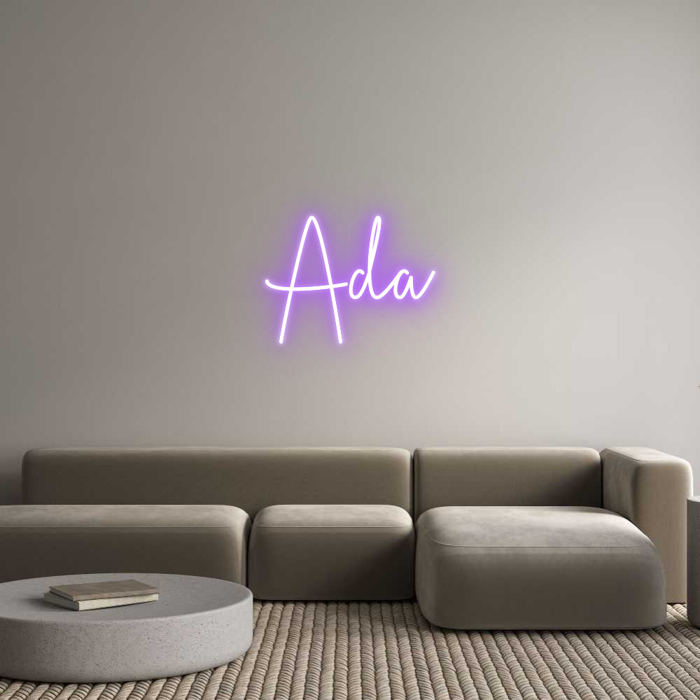 Custom Neon Sign Online Editor Ada