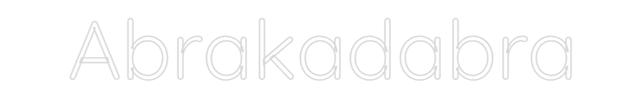 Custom Neon Sign Online Editor Abrakadabra
