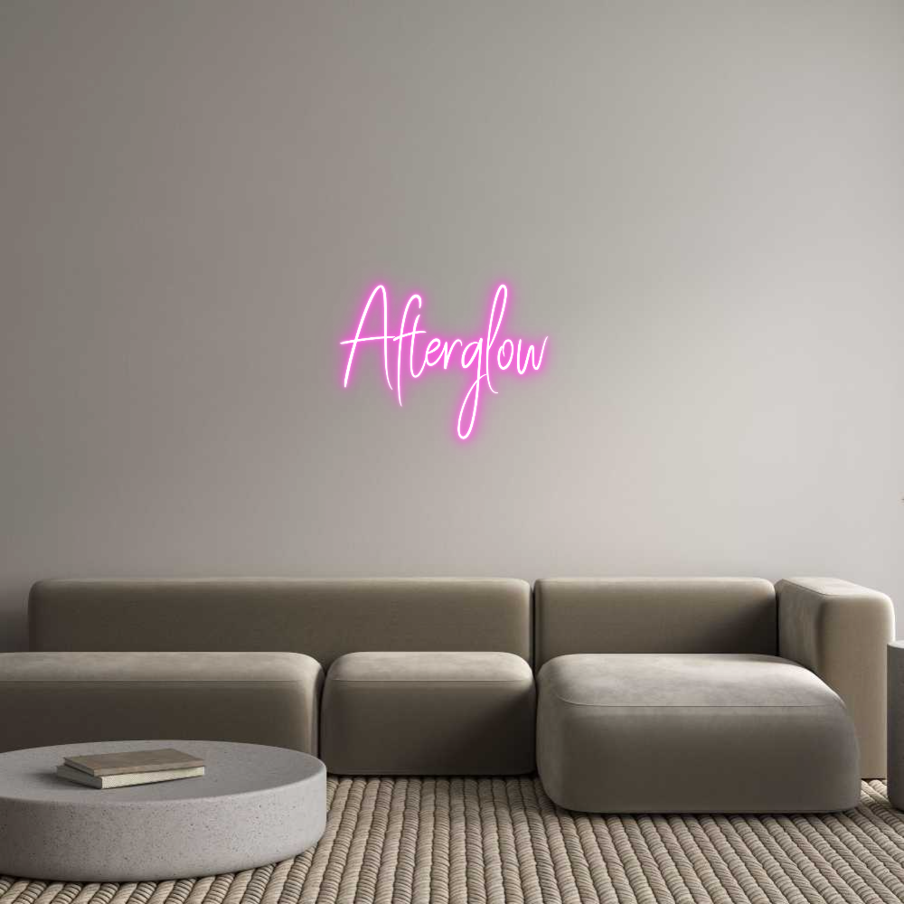 Custom Neon Sign Online Editor Afterglow