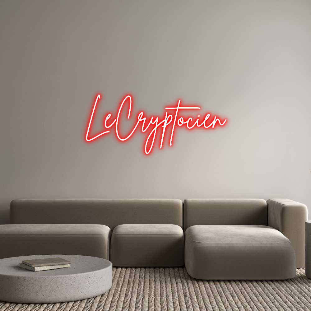 Custom Neon Sign Online Editor LeCryptocien