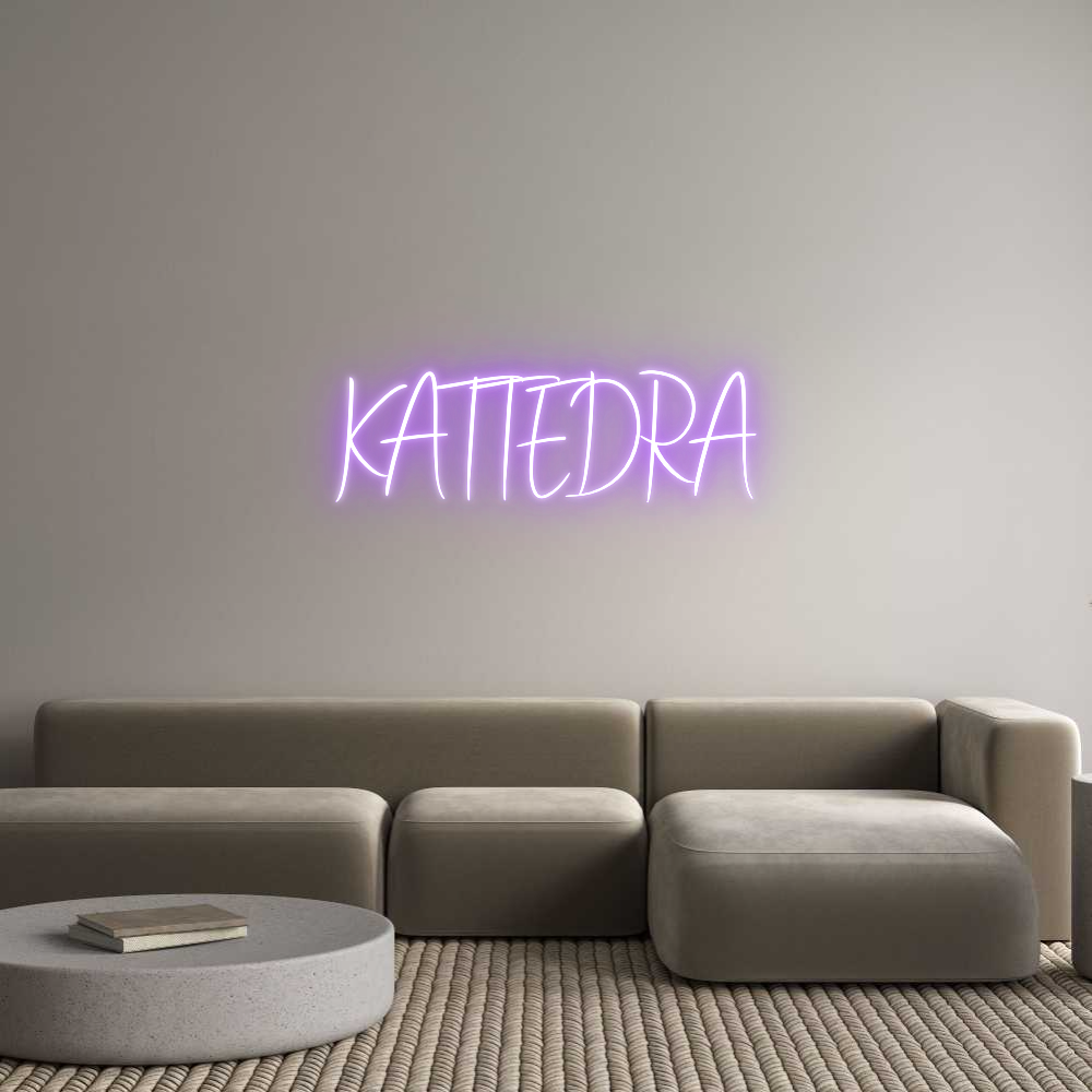 Custom Neon Sign Online Editor KATTEDRA