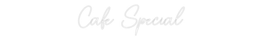 Benutzerdefinierte Neonzeichen Online-Editor Cafe Special