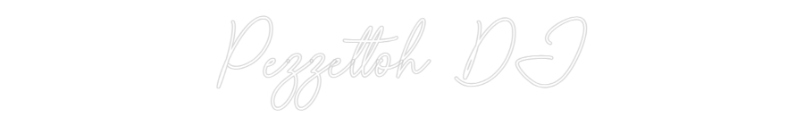 Custom Neon Sign Online Editor Pezzettoh DJ