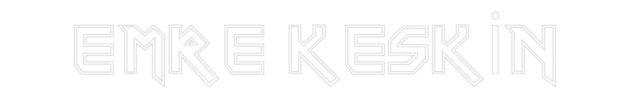 Custom Neon Sign Online Editor EMRE KESKİN