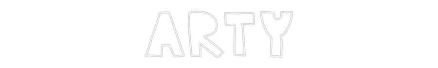 Custom Neon Sign Online Editor ARTY
