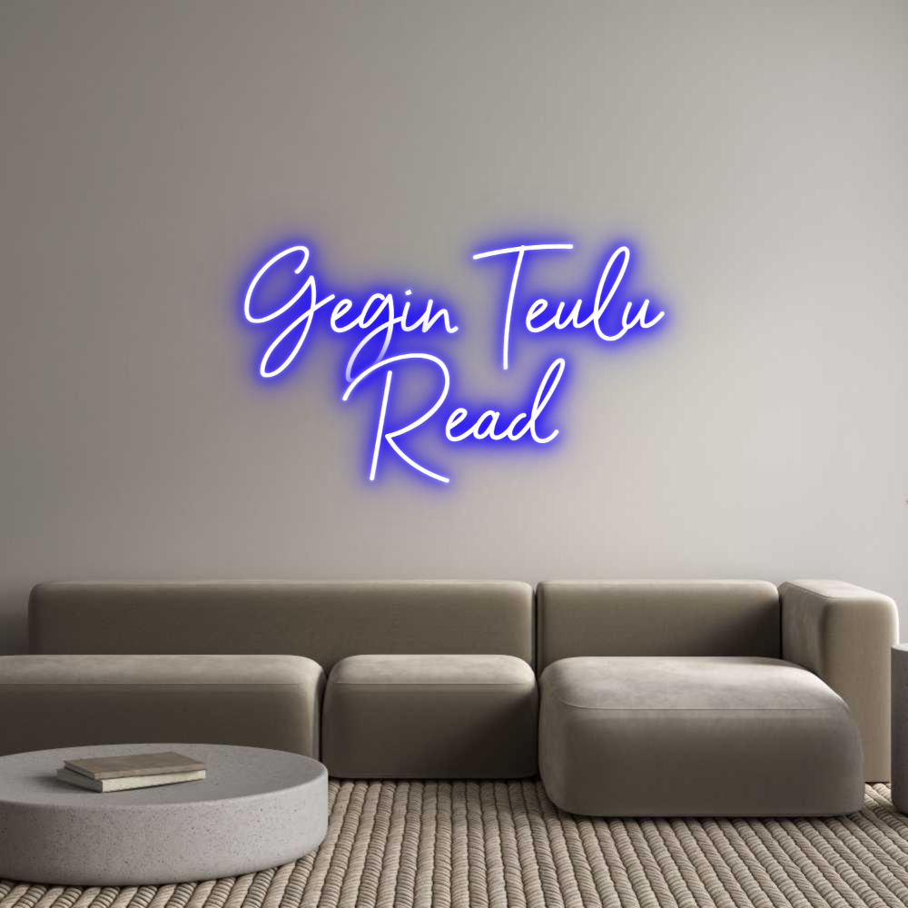 Custom Neon Sign Online Editor Gegin Teulu
...